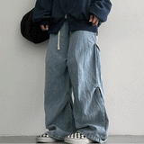 Melvtuck String Wide Denim Pants (3 colors)