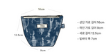 ダメージデニムポーチ (POP-UP POUCH)