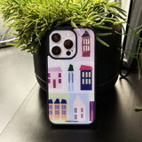 [MADE] House collage case pink