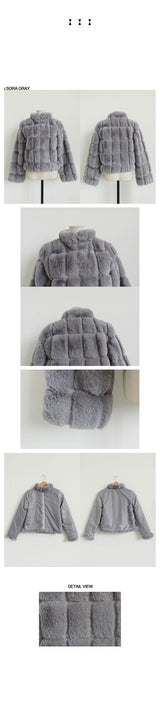 CUDDLE MINK FUR JACKET (GRAY)