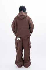 Medi W Boucle Embroidery Heavy Set-Up Hood