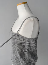 Garlic Punched Knit Bustier