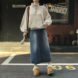 [Bellide Made / Avan Pitt] Fogloose Fit One-Tone Short Yangimo Man-to-Man