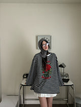 Rose stripe T