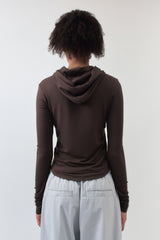 Comfort Slim Hoody / Brown