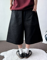 Bide Cotton Stitch Balloon Bermuda Shorts 2color