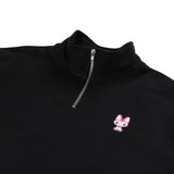 【HASHIMOTO MOMOKO】Half zip sweat tops - deep pink