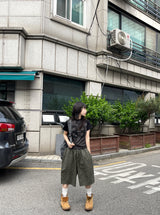 Unisex デイリービンテージバンディドバミューダパンツ