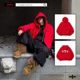 Crusades hood zip _ Red 