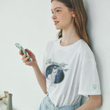 アクチュアリーアキャットTシャツ - ホワイト