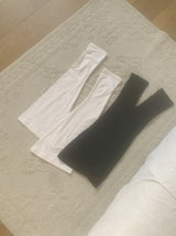 Donna Loose Fit Long Socks (White)