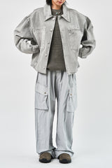 Cracker Dyeing Cargo Pants (2color)
