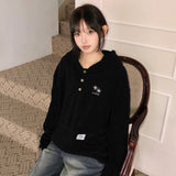 RAUL BUTTON HOOD T UNISEX (2COLOR)