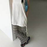 Walt Hippie Stripe Layered Bootscut Pants