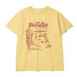 キャットフードピグメントTシャツ_マスタード