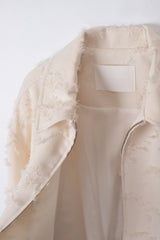 Jacquard blouson (Ivory)