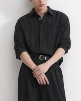 (UNISEX) エアリー レース ネット シャツ