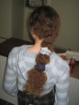 [3 set] Pommy Berry Scrunchie (Blue)