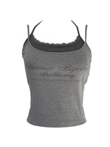elf Lettering layered sleeveless (2color)