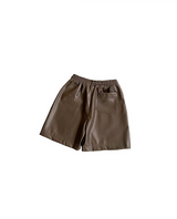 [S/S] レザーバンディングハーフパンツ(4color)