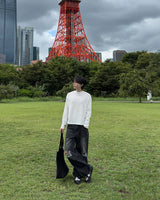 Buen Distressed Flare Denim Pants