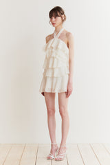 BALLON DRESS ivory