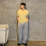 Formal henley neck knit (8color)