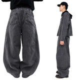 ピグメントシームバルーンワイドパンツ