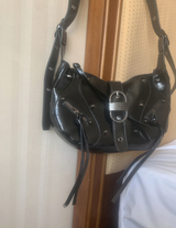パラモン y2k バックルショルダーバッグ