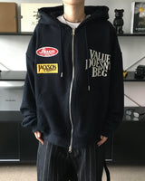 DP Benz patch hood zip-up (2C)