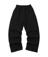 Back Stripe Sweat Pants Black