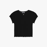 リボンパンチングクロップTシャツ