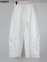 FOLD CARGO WIDE PANTS (5C)