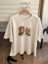 [A-T0141] ブレッドキャット半袖Tシャツ