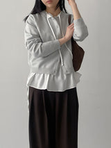 Rose Frill Loose Fit Blouse