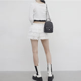 Bute frill cardigan + frill mini skirt set