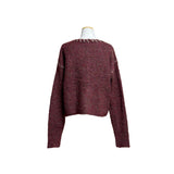 (3color) モングルステッチヘイリールーズカーディガン