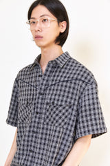 ALARM ラインウェスタンシャツ (GRAY)
