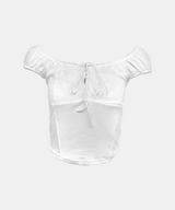 Donna Eyelet Shirring T-shirt