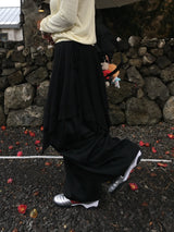 Nugget Pintuck Wide Balloon Pants (5c)