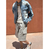 [S/S] Cool denim biker jacket (3color)
