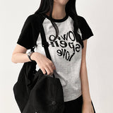 Speck color hue raglan short sleeve t-shirt