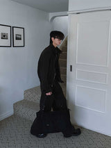 ASCLO Drop Shoulder High Neck Blouson (2color)