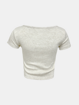 Stitch-Up Lace-Up Tee