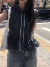 ポシン サイドカット ヴィンテージウォッシュ デニムパンツ