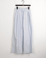 Weba Nylon Pintuck Banding Long Wide Pants