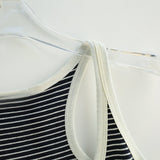 Reto Stripe Slim Racer Tank
