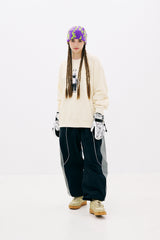 PP WIDE JOGGER PANTS NAVY/BLACK