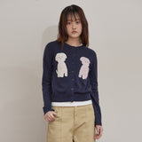 パピーブークルカーディガン