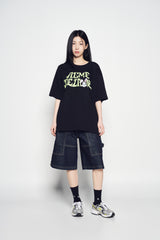 25SS BAD BUNNY LOGO SHORT SLEEVE T-SHIRT BLACK